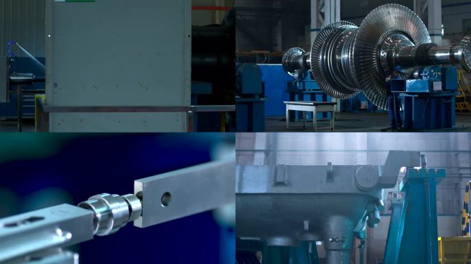 工厂车间 汽轮机厂 数控机床