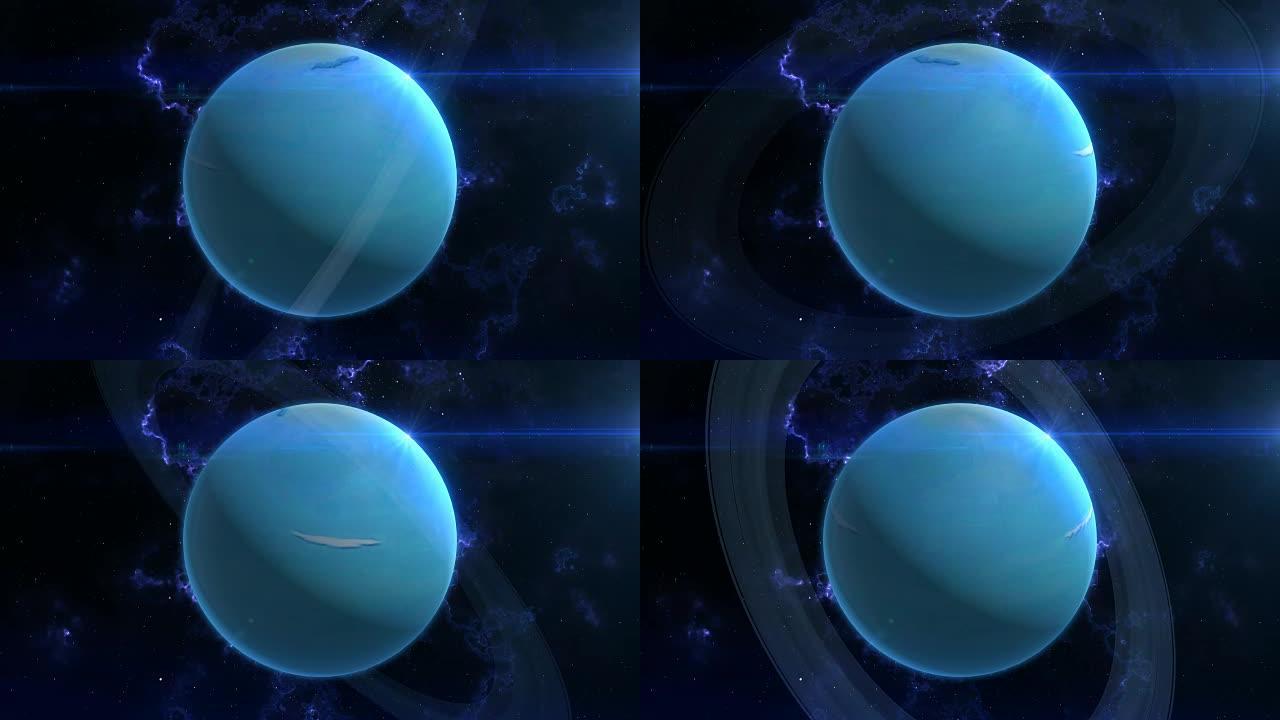 天王星在太空中揭示