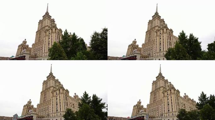 俄罗斯莫斯科苏联时代的复古斯大林风格摩天大楼