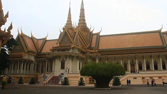 参观国王宫-金边柬埔寨