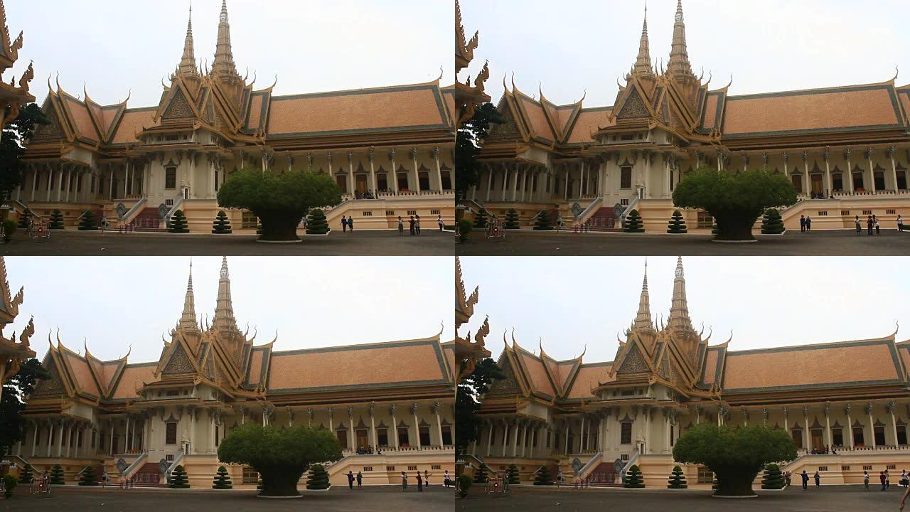 参观国王宫-金边柬埔寨