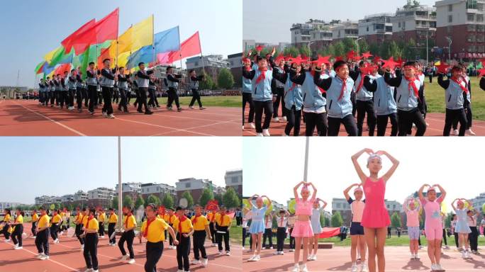 小学校运动会开幕式才艺表演方队