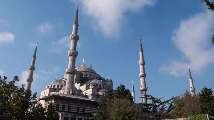 土耳其伊斯坦布尔的蓝色清真寺苏丹艾哈迈德