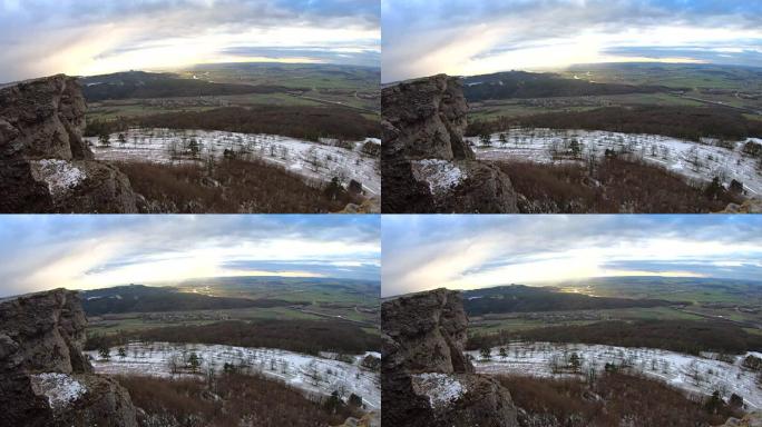 山顶岩石，斯塔夫堡山丘，坏斯塔夫斯坦，Geotop，山，时间间隔，4K