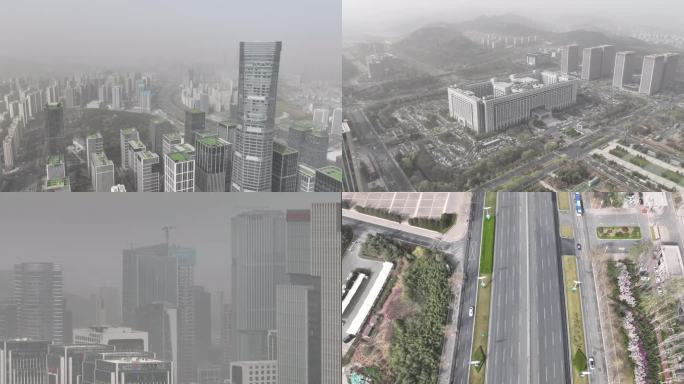 城市污染沙尘暴合集5k