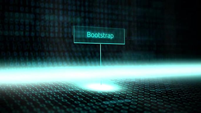 数字景观软件用未来的二进制代码-Bootstrap定义排版