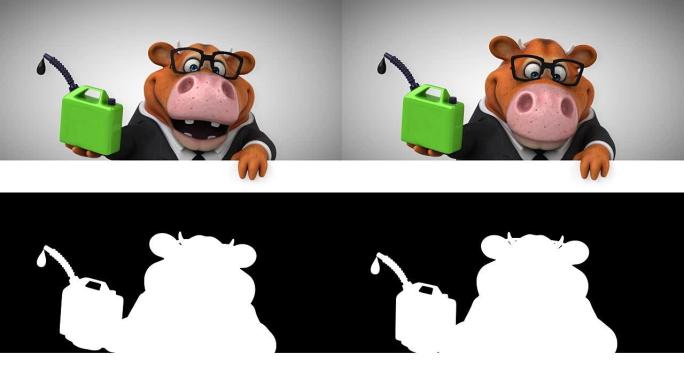 有趣的牛-3D动画