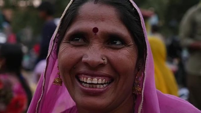 印度焦特布尔的印度妇女