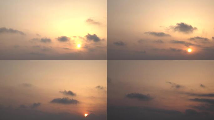 穆迪天空的天气和时间变化