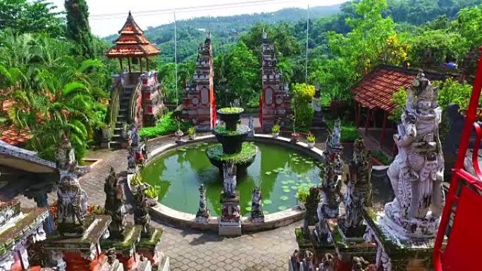 寺庙梵天Vihara Arama Banjar巴厘岛，印度尼西亚
