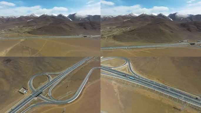 【4K】京藏高速公路 西藏拉萨 当雄段