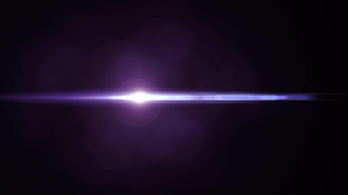 水平紫色移动灯光学镜头耀斑叠加闪亮动画艺术背景-新质量自然照明灯光线效果动态彩色明亮视频素材