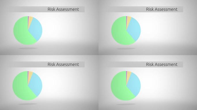 带有图形空间的动画通用饼图-风险评估版本