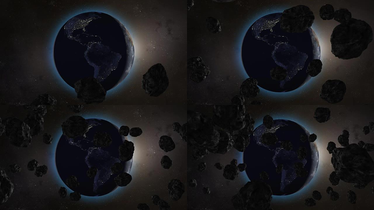 小行星或陨石前往地球