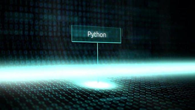 数字景观软件用未来的二进制代码定义排版-Python