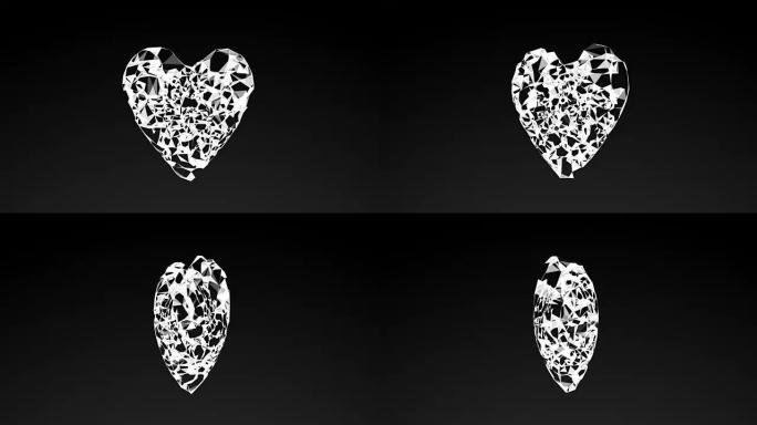 心脏模型，抽象的几何组成