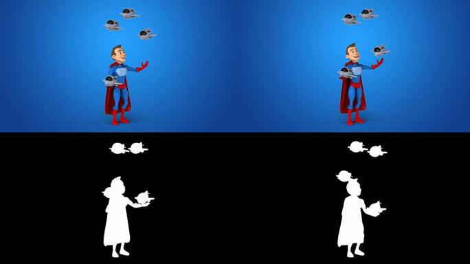 有趣的超级英雄-3D动画