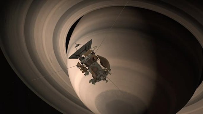 卡西尼号卫星正在接近土星。卡西尼惠更斯号 (Cassini Huygens) 是一艘被送往土星行星的