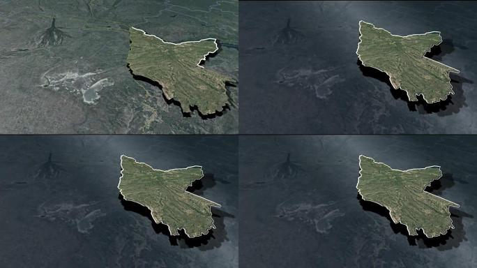 Matabeleland North province-动画地图