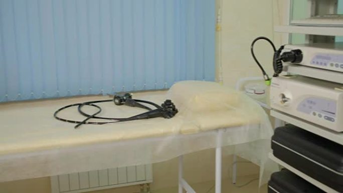 医疗室中的胃镜检查设备