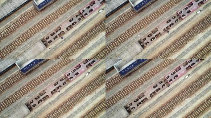 铁路列检火车车辆检修