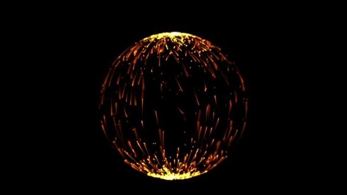 抽象球形粒子