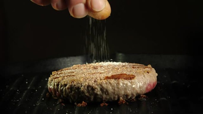 手工腌制红肉牛肉汉堡
