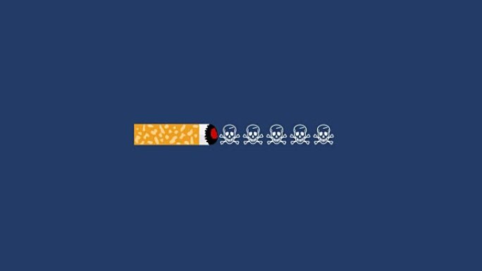 香烟会导致致命的癌症-动画