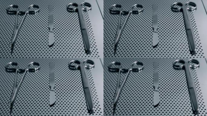 手术器械已准备好进行手术