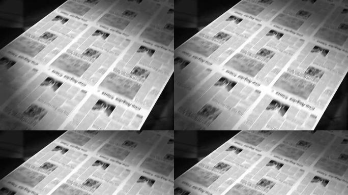 报纸印刷 (PAL循环)