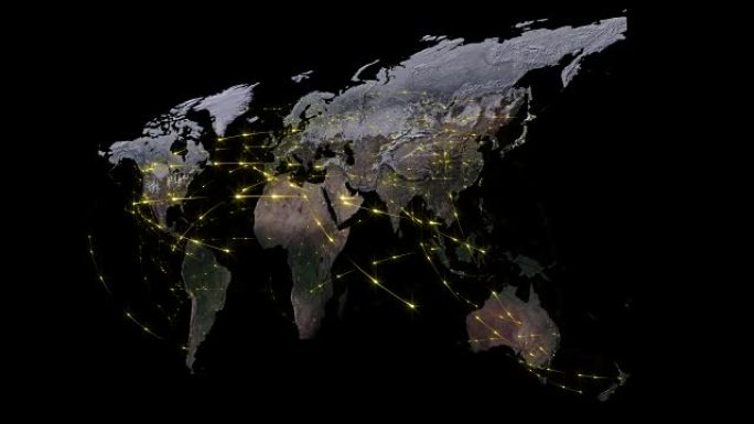 世界网络、互联网和全球连接概念摘要