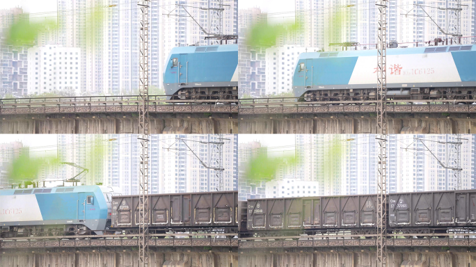 4k实拍老式火车镜头素材