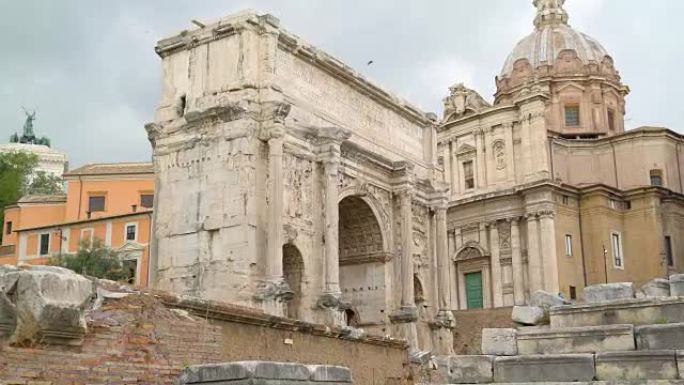 意大利罗马帕拉提诺的塞普蒂米乌斯·塞维鲁拱门