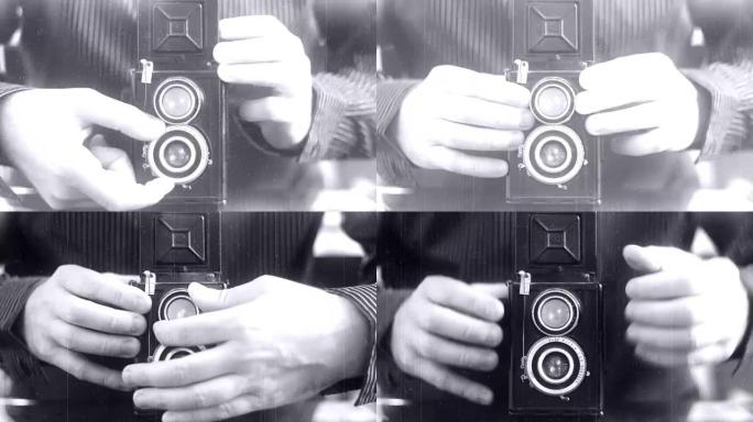 老式相机摄影师