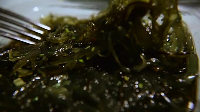 海藻沙拉。查克沙拉
