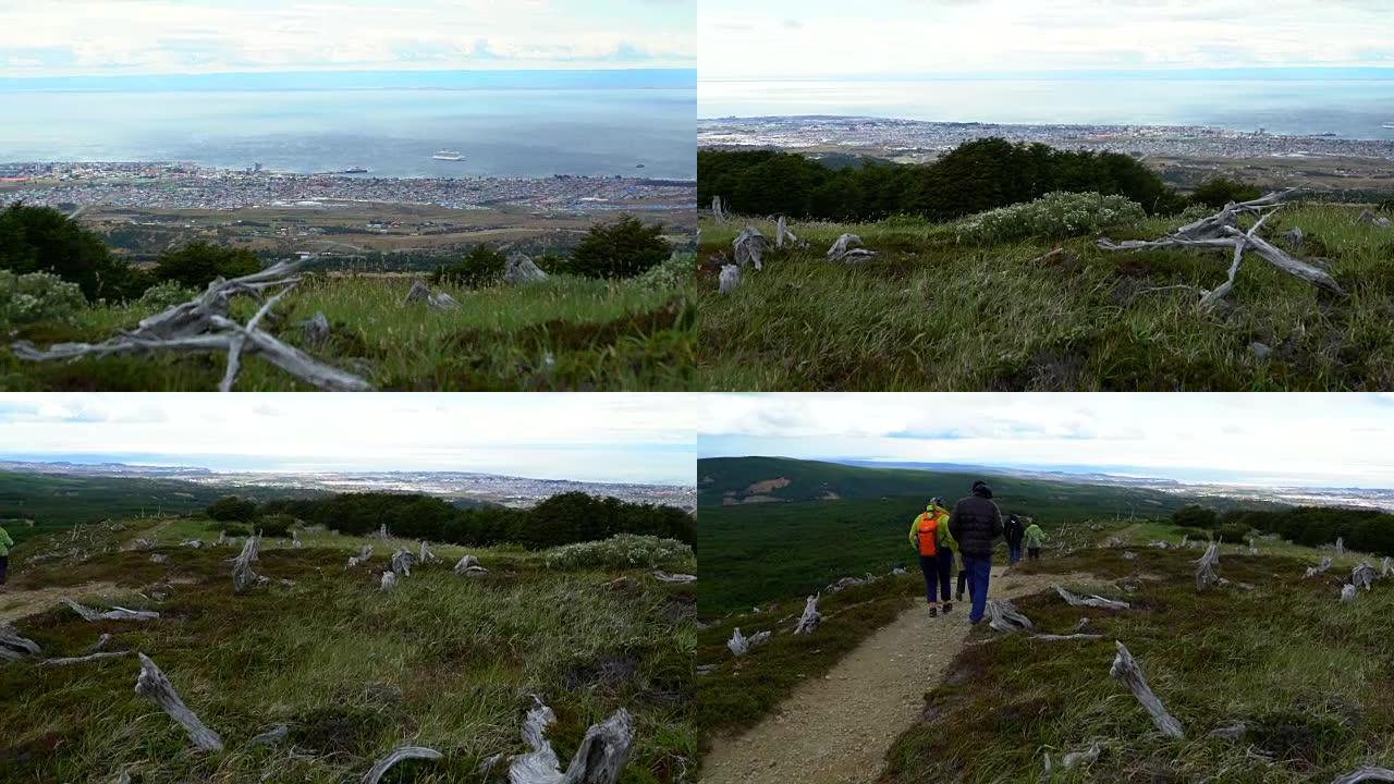 蓬塔阿雷纳斯福雷斯特徒步旅行，可欣赏海景