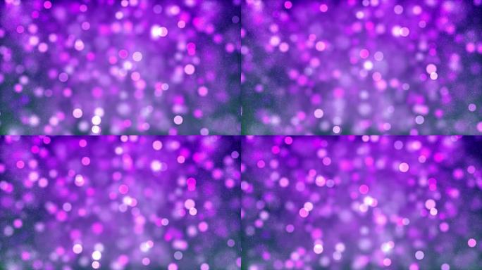 散焦过度曝光紫色圆圈-动画运动背景循环
