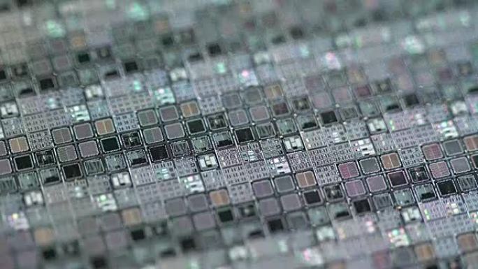硅片微芯片的机架焦点