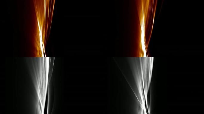 橙色抽象流体部落乐队