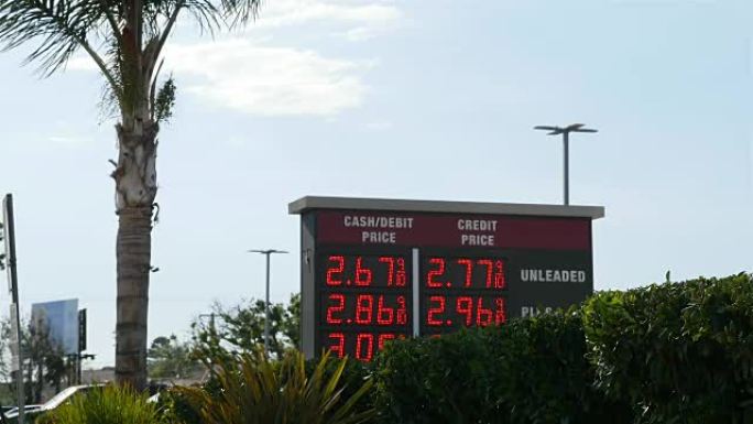 加州加油站的价格是4K