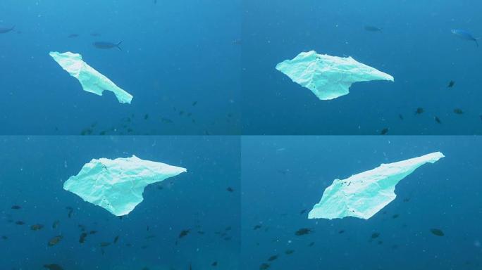 环境问题: 海洋中的一次性塑料