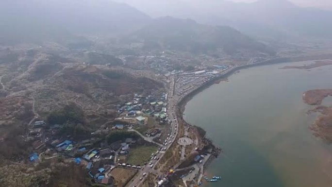 光阳前河梅花节，全兰道，韩国，亚洲