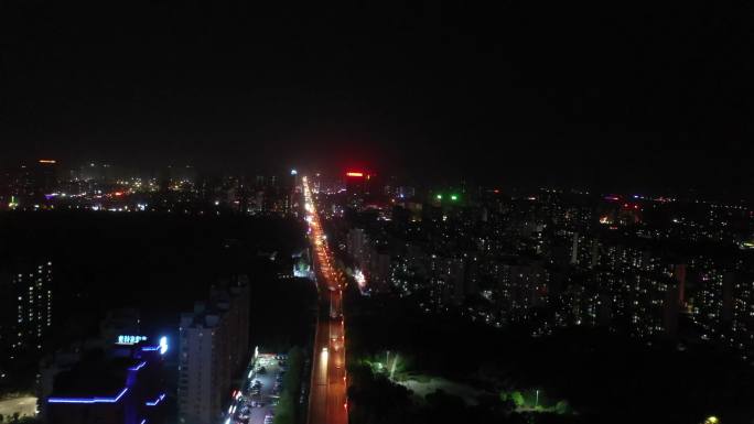 兖州夜景航拍