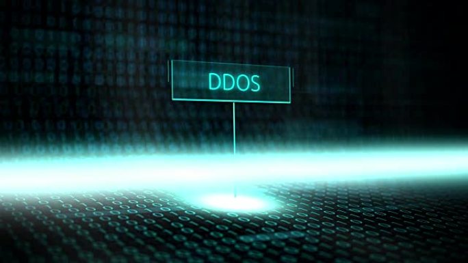 数字景观软件用未来的二进制代码定义排版-DDOS