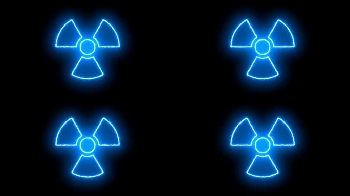 带有放射性标志的摘要背景