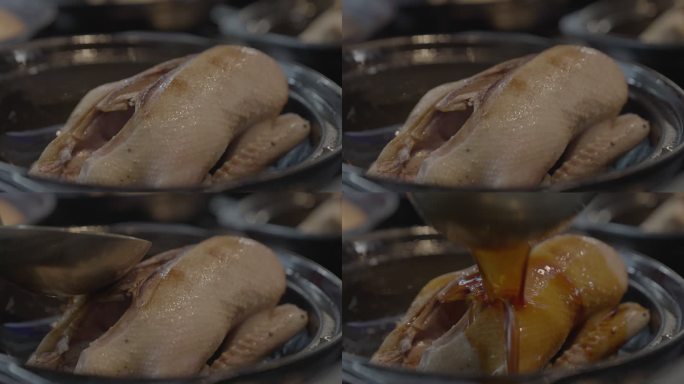姜母鸭 闽南小吃 制作鸭  炖鸭 4k