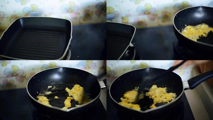 烹饪煎蛋煎蛋卷