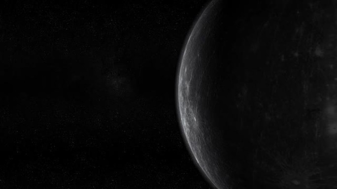 水星行星在自己的外层空间轨道上自转