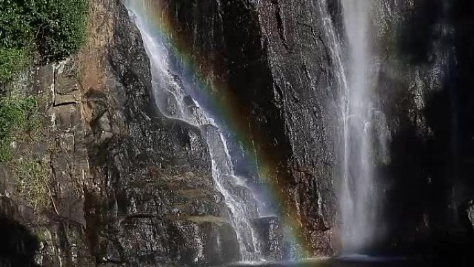 Waterfall among the tea plantations