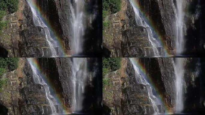 Waterfall among the tea plantations